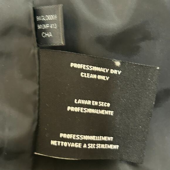 Nine West Womens Gray Wool Blend Pea Coat Size 10 Gray Preppy Asymmetric Buttons - Picture 9 of 12